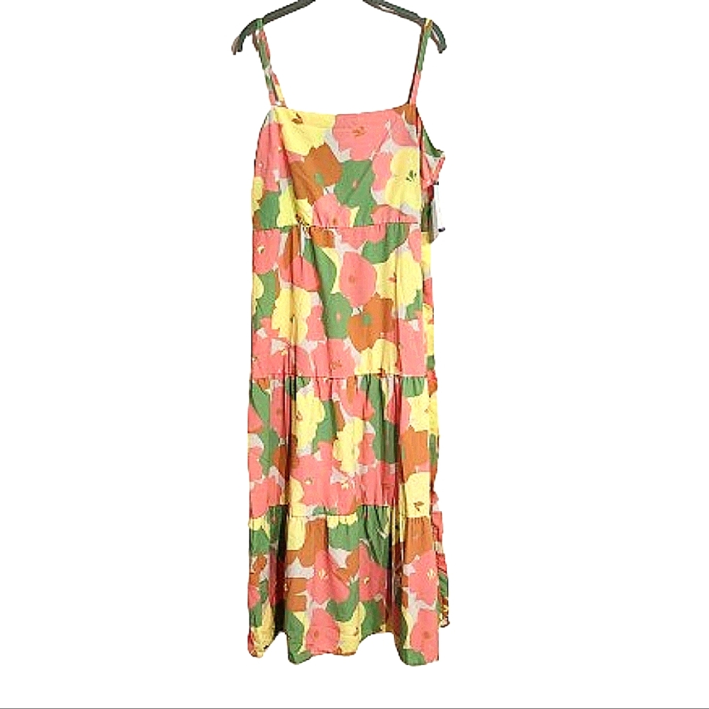 NWT Sanctuary Floral Smocked Back Maxi Sundress XXL
